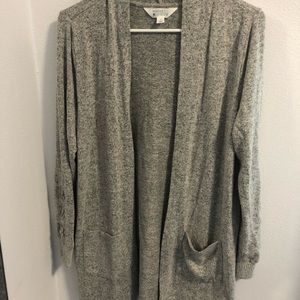 Market & Spruce brushed knit detail cardigan